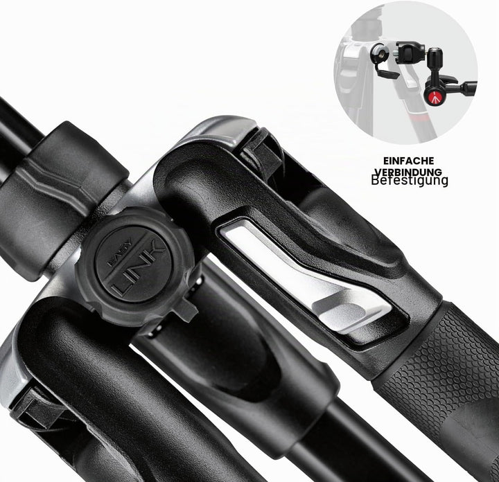 Manfrotto Befree Advanced Kamerastativ-Kit, mit Twist-Verschluss, tragbares und kompaktes Reisestati