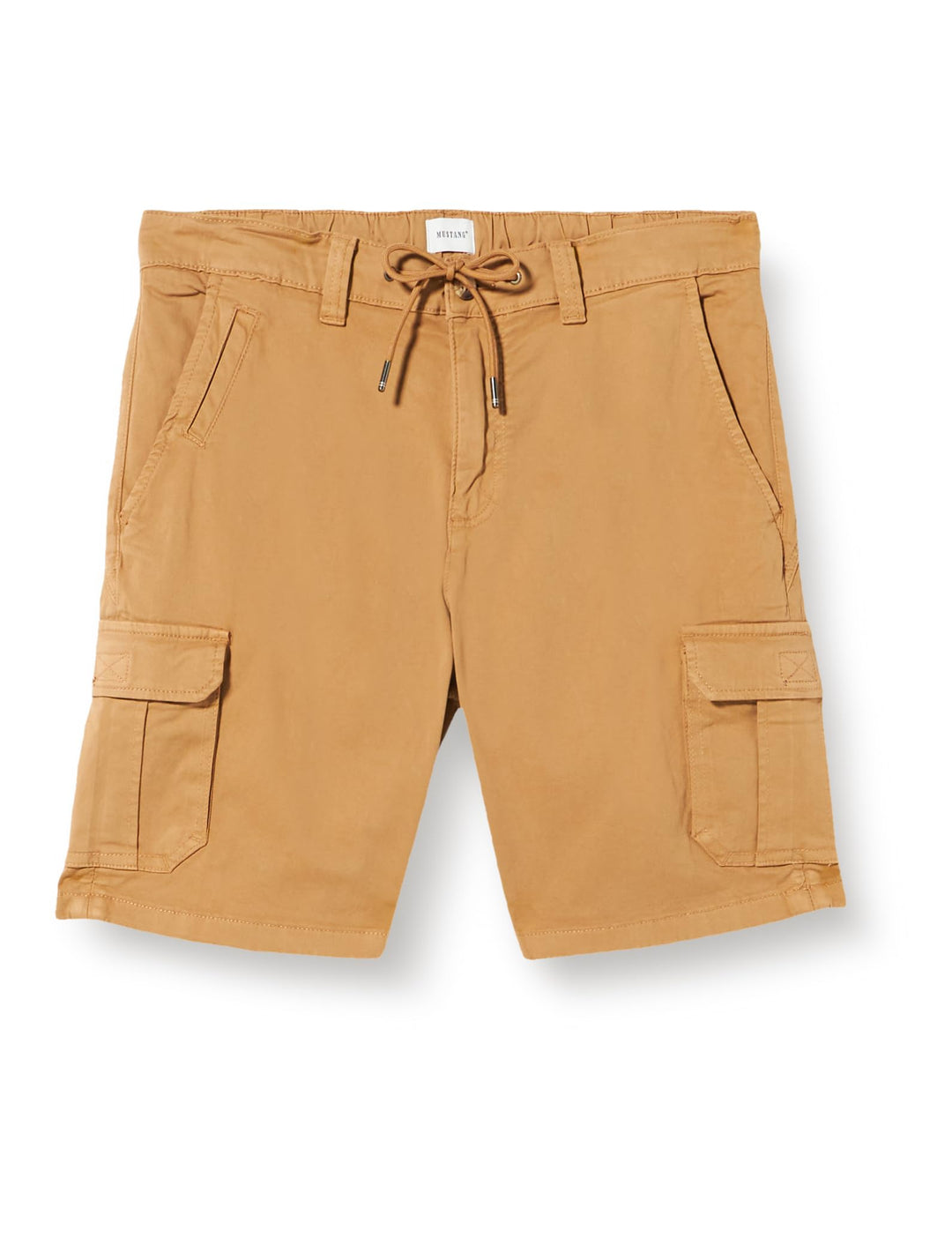 MUSTANG Herren Short Style Elastic Cargo Shorts 28 Tiger's Eye 3287, 28 Tiger's Eye 3287