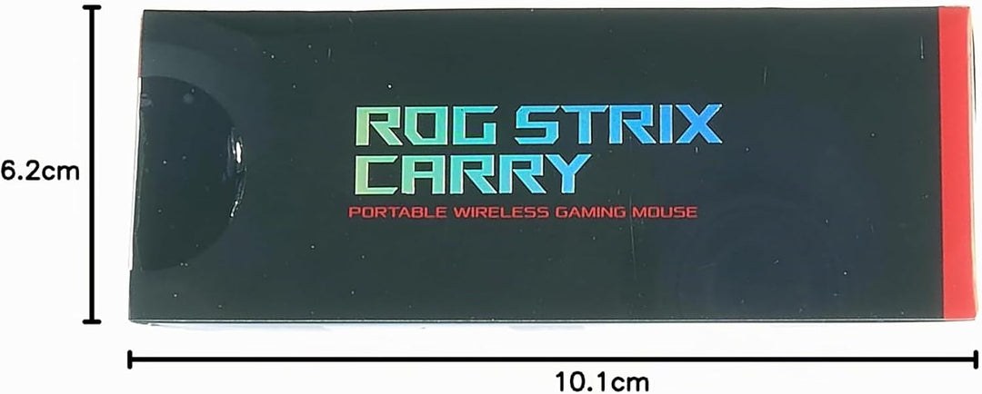 ASUS ROG Strix Carry kabellose optische Gaming-Maus (duale Drahtlos-Konnektivität über 2,4GHz RF ode