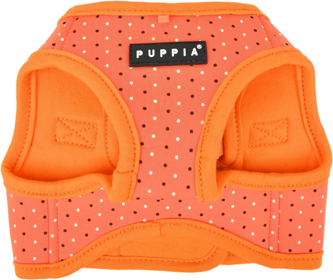 Puppia Hundegeschirr - Bonnie Geschirr B – für kleine und mittelgrosse Hunde Orange S, Orange S