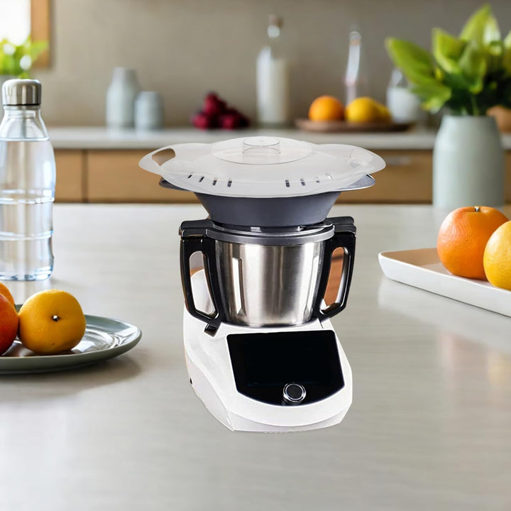 Veemoon Transparenter Kunststoffdeckel für Küchenmaschinen, kompatibel mit Thermomix TM6, TM5 und 31