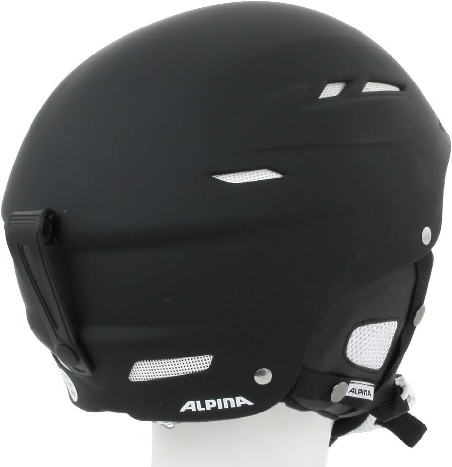 Alpina Unisex – Erwachsene Biom Skihelm 54-58 cm Black Matt, 54-58 cm Black Matt