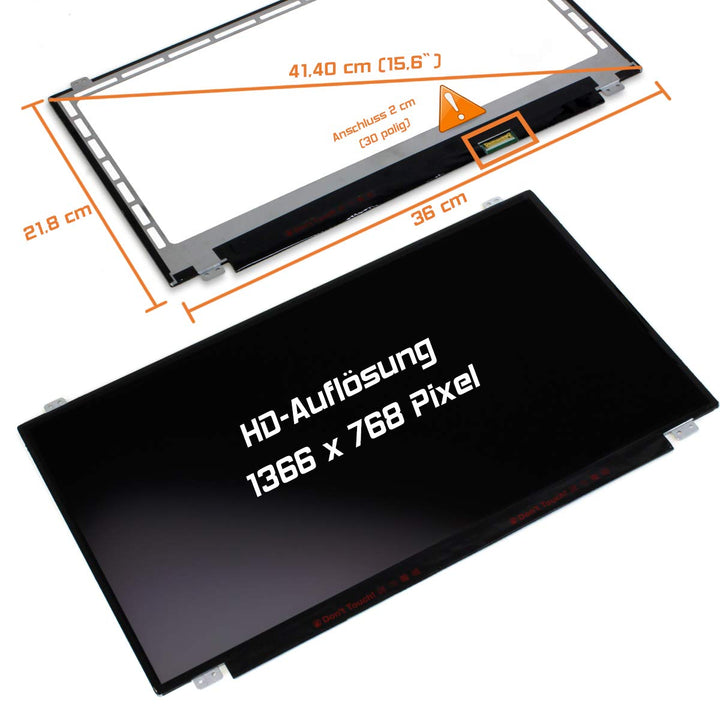 Laptiptop 15,6" LED Display matt passend für Acer Aspire 5 A515-51G Serie Bildschirm WXGA HD