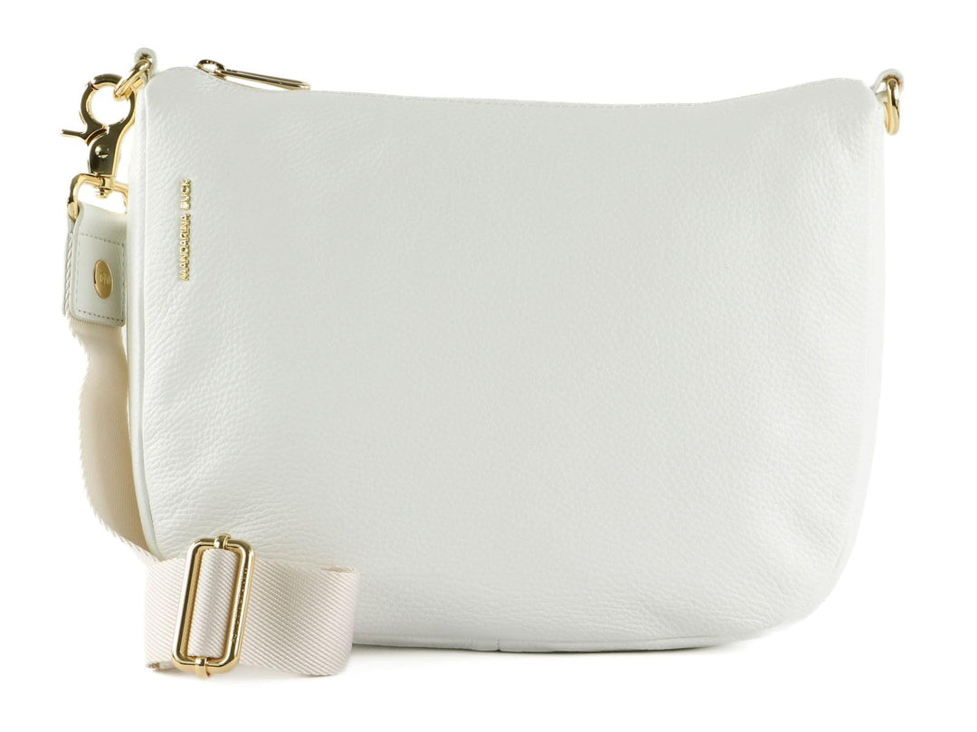 Mandarina Duck Damen Mellow Leather HOBO Optical White, Optical White