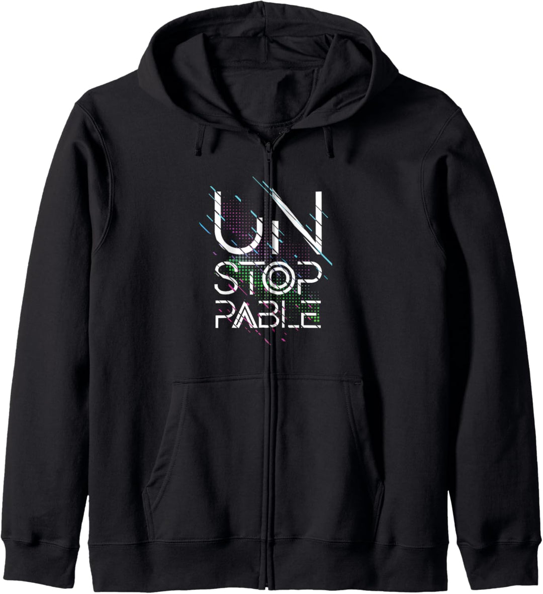 Geiles t shirt Design, Unstoppable Hoodie, Power Motivation Kapuzenjacke