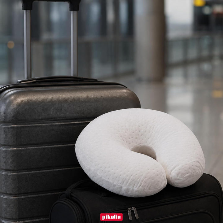PIKOLIN â€“ Ergonomisches Nackenkissen für Reisen, Memory Foam Viskoelastisch â€“ Nackenstütze, Flug
