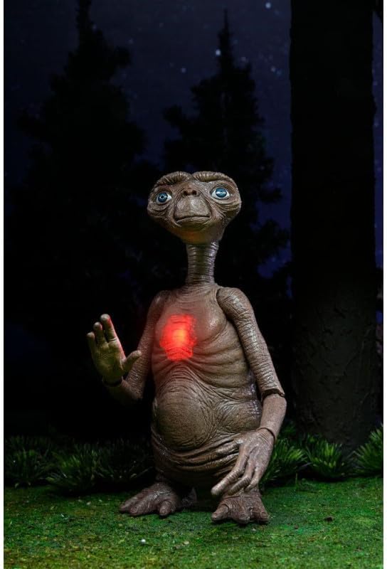 NECA E.T.- Der Ausserirdische LED Actionfigur 40th Anniversary Multicolor, aus Kunststoff, batterieb