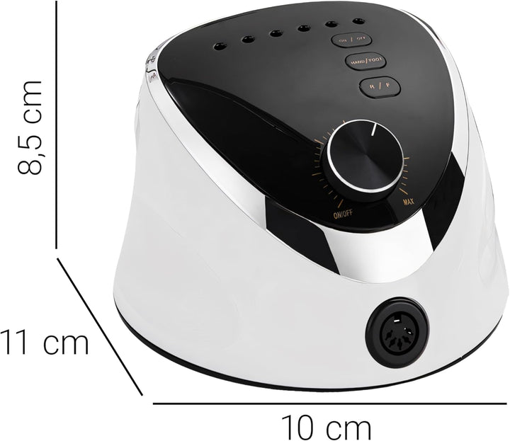 Retoo Nagelfräser Elektrische 35000 U/Min Professionelle Nagelfeile mit LED Display Fräser für Gelnä