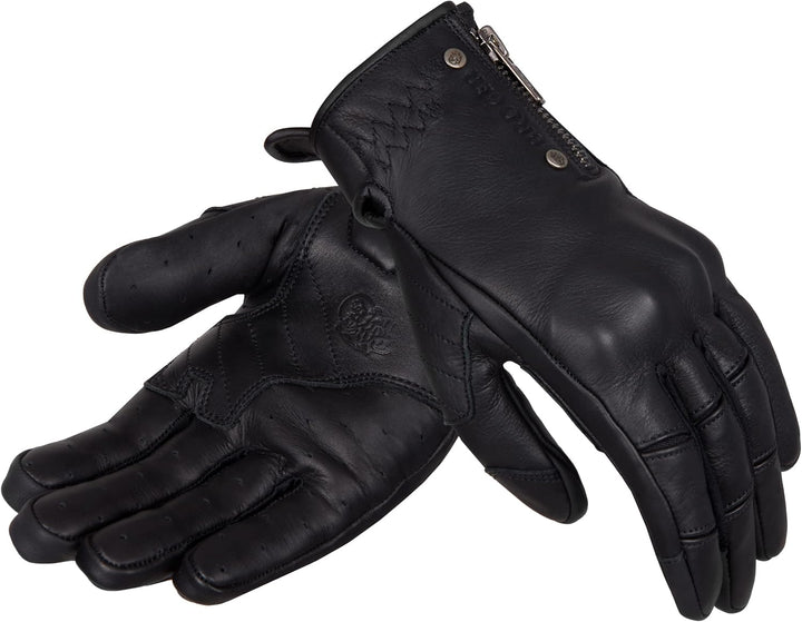 BROGER Florida Lady Leder Motorradhandschuhe für Frauen Dyneema Fibre Knöchelschützer Perforation To