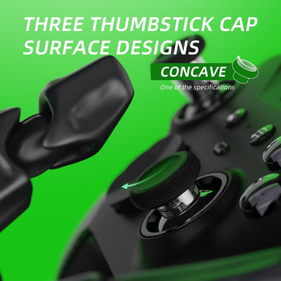 eXtremeRate 13 in 1 Metall Tasten Set für Xbox Elite Series 2 Controller, Megnetic Thumbsticks/D-Pad