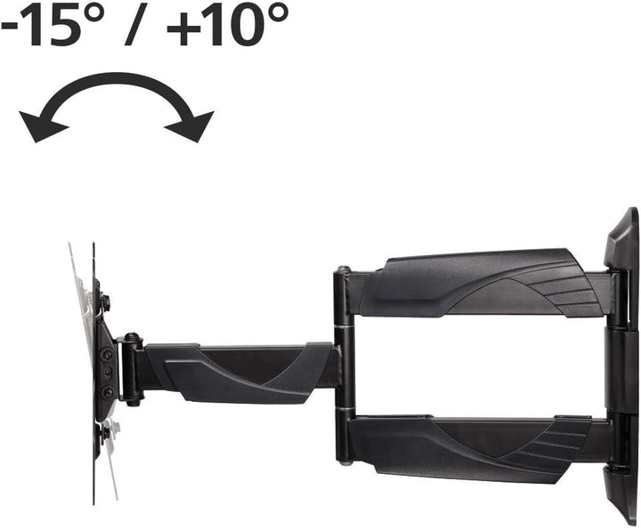 Hama TV Wandhalterung 180° schwenkbar, neigbar (TV Halterung für Flat TV 32“ – 65“, Wandhalterung in
