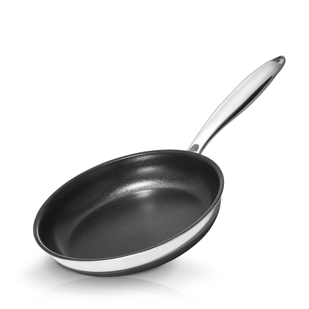KOKHUB Titan-Keramik Bratpfanne 20 cm, Antihaft Edelstahl-Pfanne für Induktion, Elektro &amp; Gas, Spieg