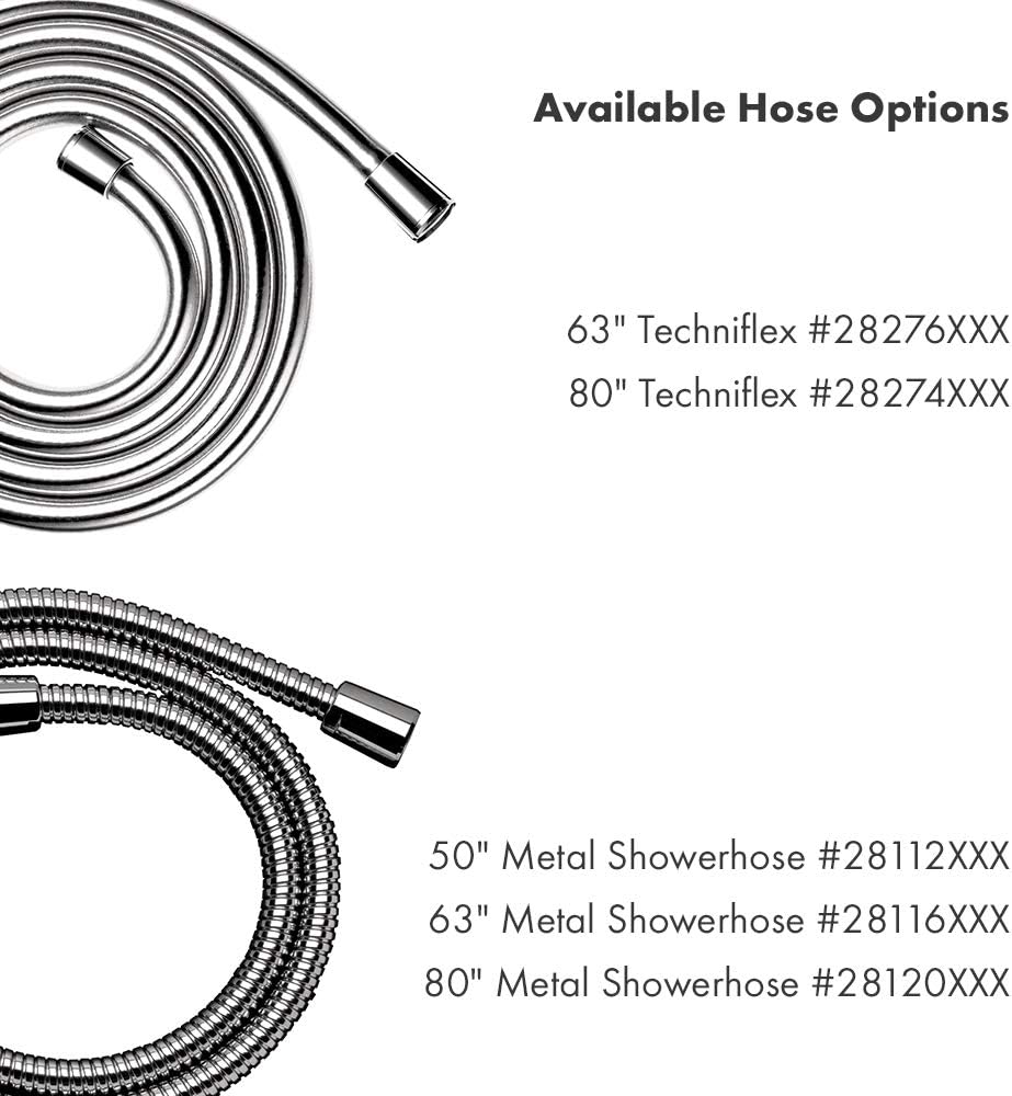 hansgrohe Raindance Select E Easy Install 12,7 cm Handbrause Modern 3 RainAir, Rain, Whirl 26521821