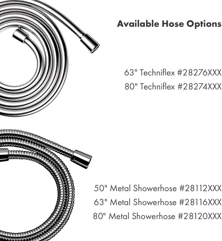 hansgrohe Raindance Select E Easy Install 12,7 cm Handbrause Modern 3 RainAir, Rain, Whirl 26521821