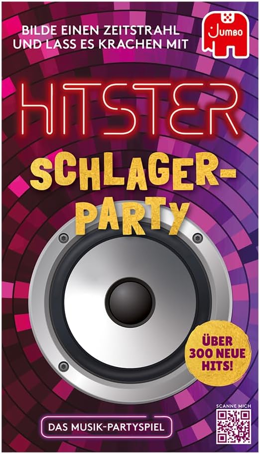 Jumbo Spiele Hitster Schlagerparty, Ein Party- und Kartenspiel für Erwachsene und Familien - 2 bis 1