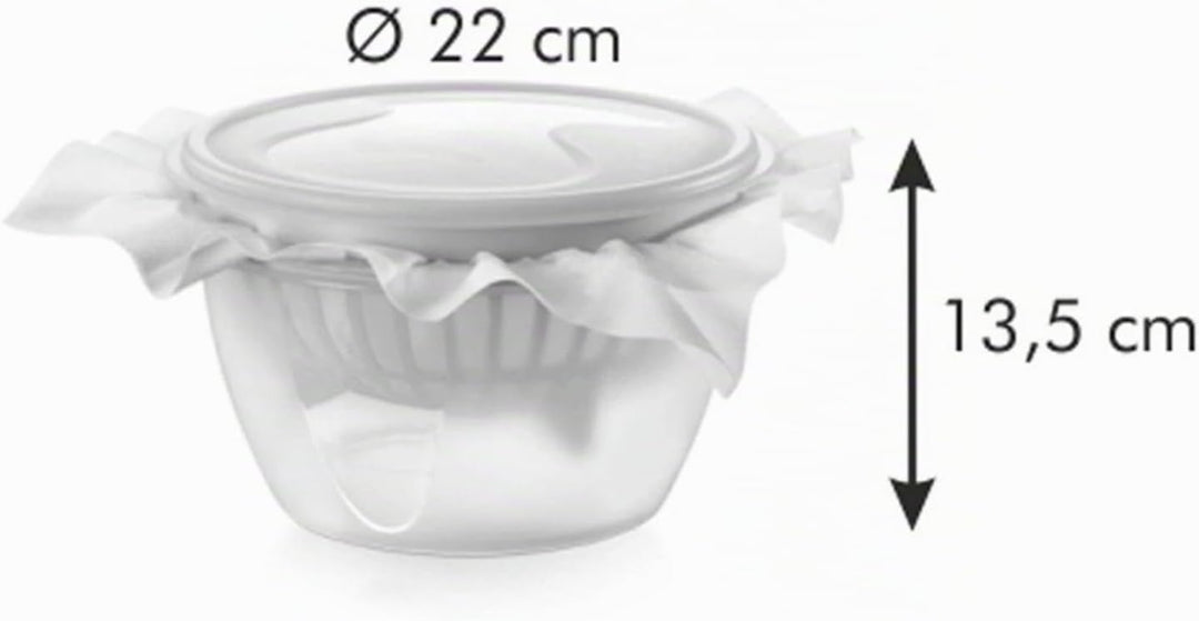 Tescoma Set für die Zubereitung von cremigem Käse Della CASA, Gelb Cremiger Käse, Cremiger Käse