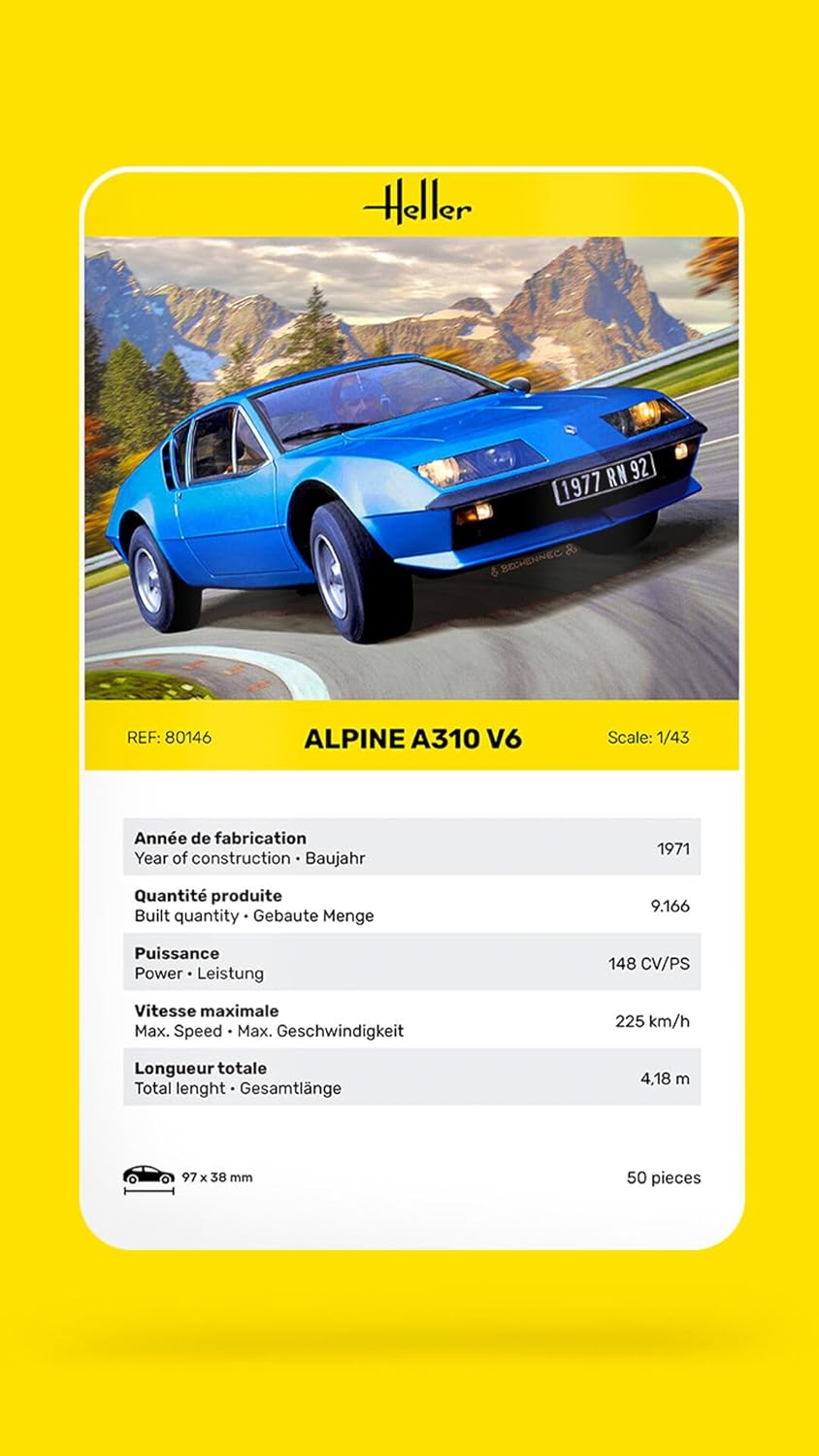 HELLER Justtra Modellauto Alpine A310