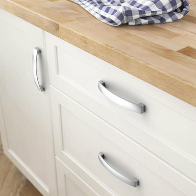 FURNIWARE 10 Stück Möbelgriff, Bohrlochabstand 192mm Stangengriff, Cabinet Arch Pull Küchengriff, fü