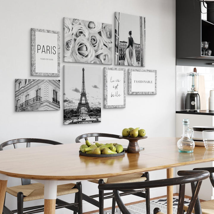 Muralo - Wandbilder Set - Leinwand Bilder Set Aufhängefertig - Bilder für Wohnzimmer Schlafzimmer -