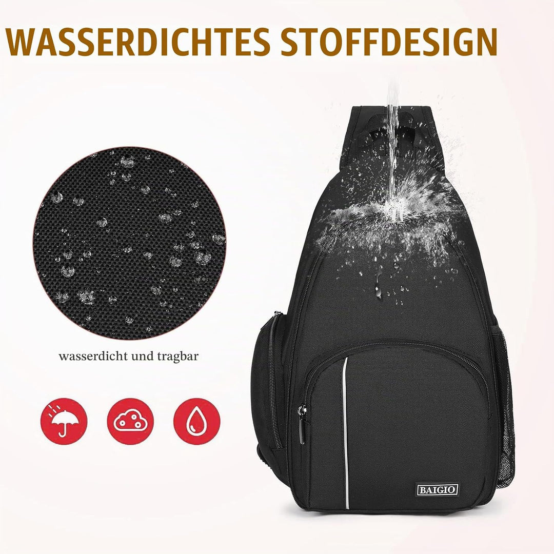 BAIGIO Multifunktional Kamerarucksack DSLR Kameratasche Fotorucksack Brusttasche Wasserabweisend Kam