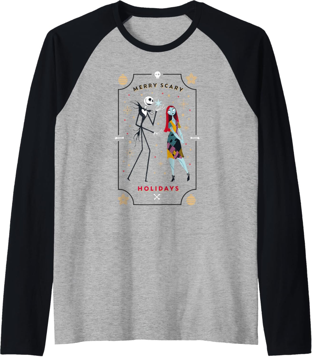 Disney The Nightmare Before Christmas Scary Holidays Raglan