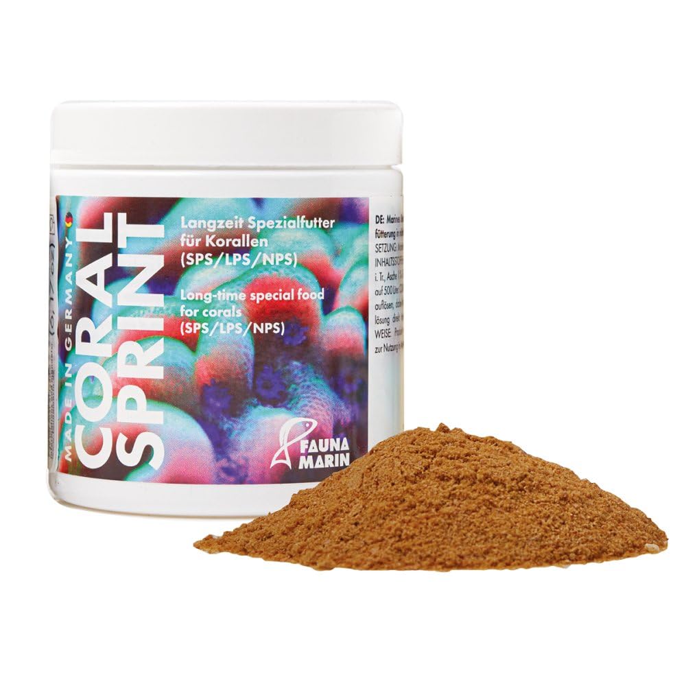 Fauna Marin Coral Sprint 175gr, Langzeit Spezialfutter für Korallen, 175