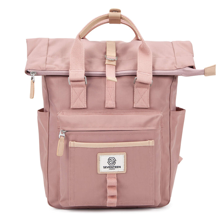 SEVENTEEN LONDON – Moderner und stilvoller ‘Canary Wharf’ Rucksack mit einem klassischen gefalteten