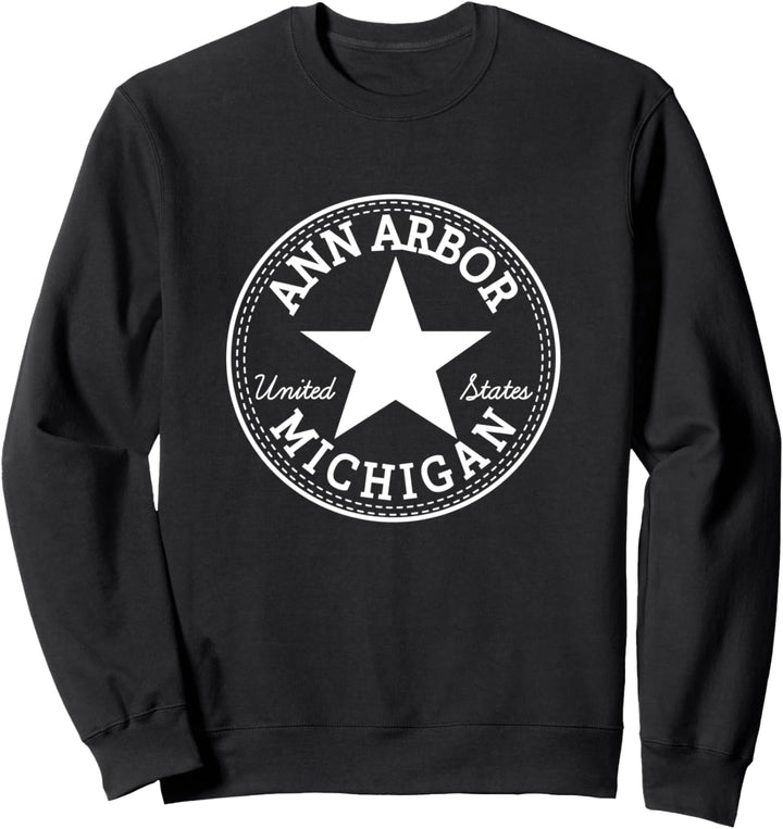 Ann Arbor Michigan USA United States Traveler outdoor Outfit Sweatshirt