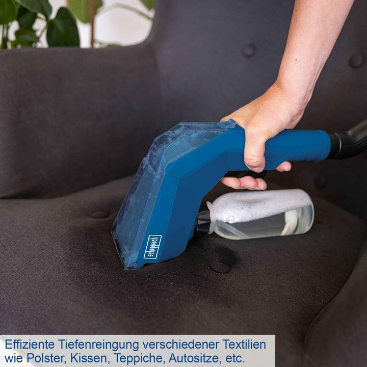 Scheppach Polsterreinigungsbürste PRB300 | Sprüh - & Absaufunktion | Kompatibel mit handelsüblichen
