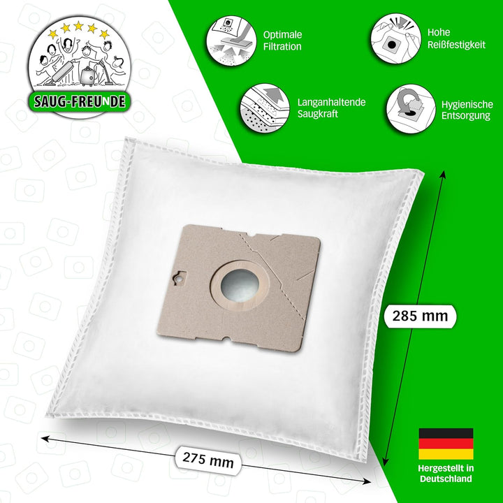 SAUG-FREUnDE | 20 Staubsaugerbeutel geeignet für FAKIR, HANSEATIC, SEVERIN | ähnlich zu Swirl Y 101,