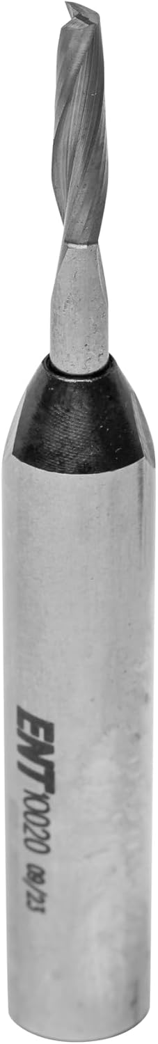 ENT 10020 Spiralnutfräser Premium VHW, Schaft (S) 8 mm, Durchmesser (D) 3 mm, NL 12 mm, GL 60 mm D=3