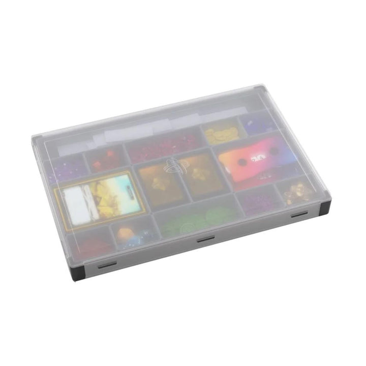 Token Silo XL Convertible (Black) - Stackable Token Box - 15 Removable Trays in 5 Different Sizes -