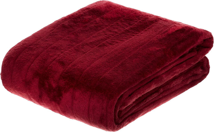 Felldecke Kuscheldecke Nerzfelloptik - 150 x 200 cm | 1150g - Rot Rot 150 x 200, Rot 150 x 200