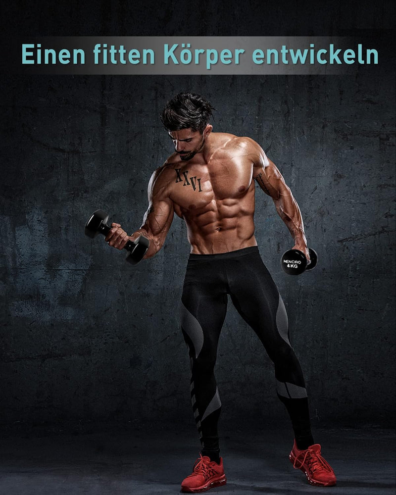 MENCIRO Hanteln 2er Set für Männer und Frauen, 1KG - 5KG Kurzhanteln Gewichte für Zuhause Fitnessstu