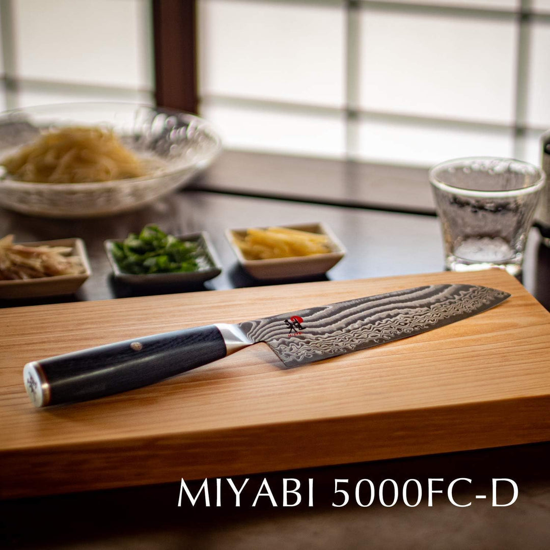 MIYABI SANTOKU Klingenlänge 20 cm Japanisch Messer Fleisch Gemüse scharf