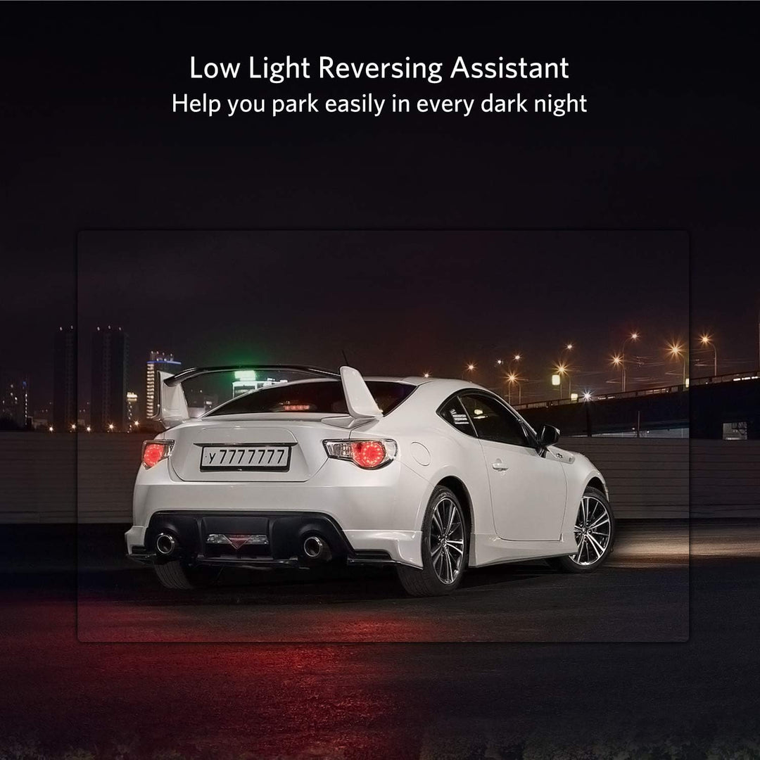 Digital Kabellos Rückfahrkamera Set K7PRO unterstützt 2 Kameras, Funk Rückfahrkamera mit Stabilem Si