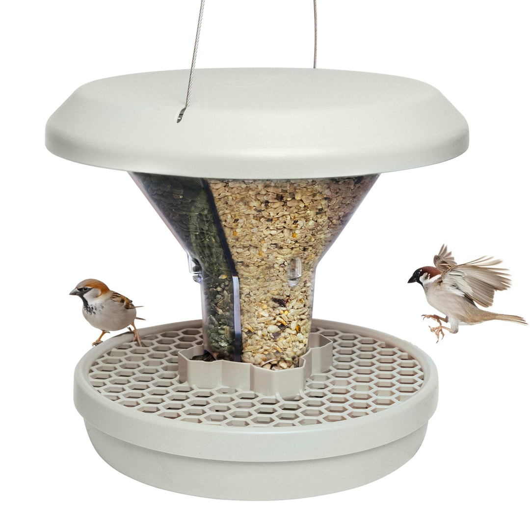 SWISSINNO Vogel-Futtersilo Davos SMART Birds. Füttern Sie Vögel - Nicht Nagetiere! Robust + Zuverläs