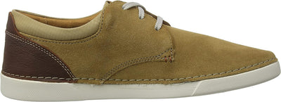 Clarks Herren Gereld Lace Sneaker 39.5 EU Dunkler Sand Wildleder, 39.5 EU Dunkler Sand Wildleder