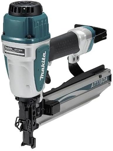 Makita Druckluft-Tacker AT1150A, Schwarz, Blau, Silber