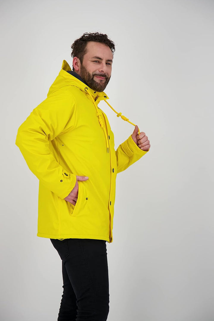 Herren Ankerglut Ankerglutreise Regenjacke, Gelb