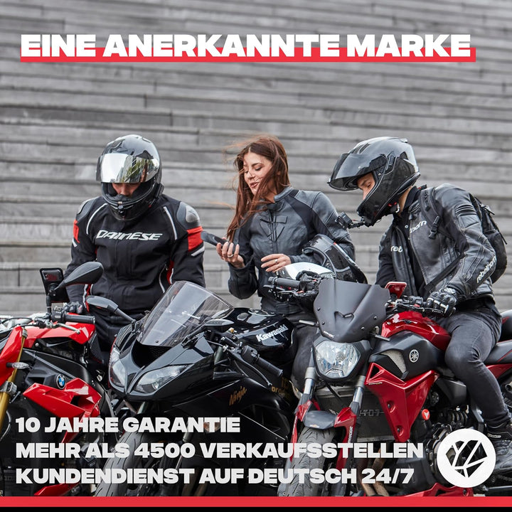 Shapeheart französische Innovation, magnetische Motorrad-Telefonhalterung mit extradünner, Metallpla
