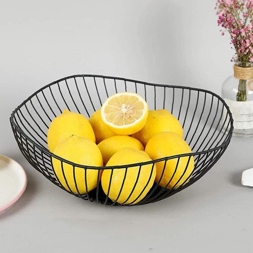 Obstkörbe Gold Metall, Obstkorb Aus Eisen, Obstschalen im Wohnzimmer, Brotkorb Obstschale Metall, Ho