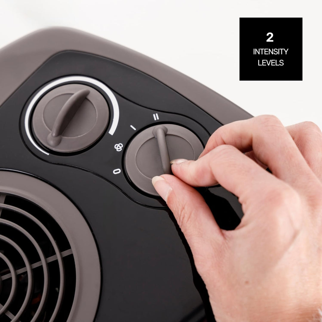 Taurus CA2400 Heizlüfter, 2400 W, 2 Heizleistungen, Kaltluftventilator, regulierbarer Thermostat, ko