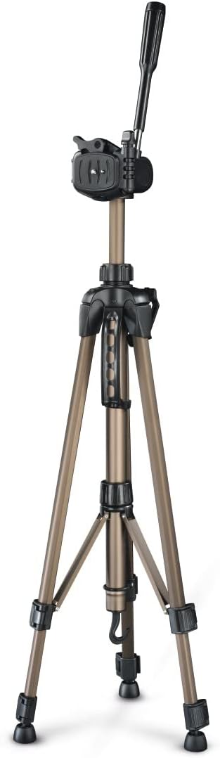 Hama Kamera Stativ Star 61 (Leichtes Dreibeinstativ mit 3-Wege-Kopf, Fotostativ mit 60-153cm Höhe, T