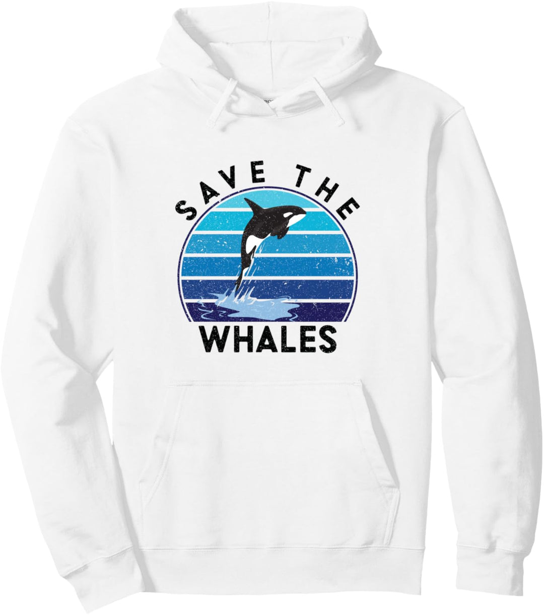 Save The Whales Orca Marine Biologe Sea Protection Wal Pullover Hoodie