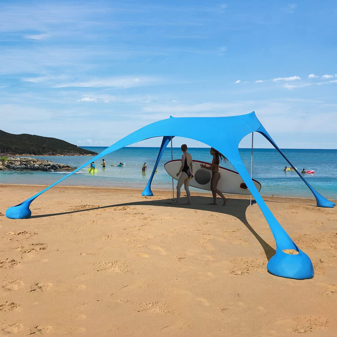 Strand Schatten Zelt Markise 4-5 Personen Strand Sonnencreme wasserdichte leichte Blockierung und el