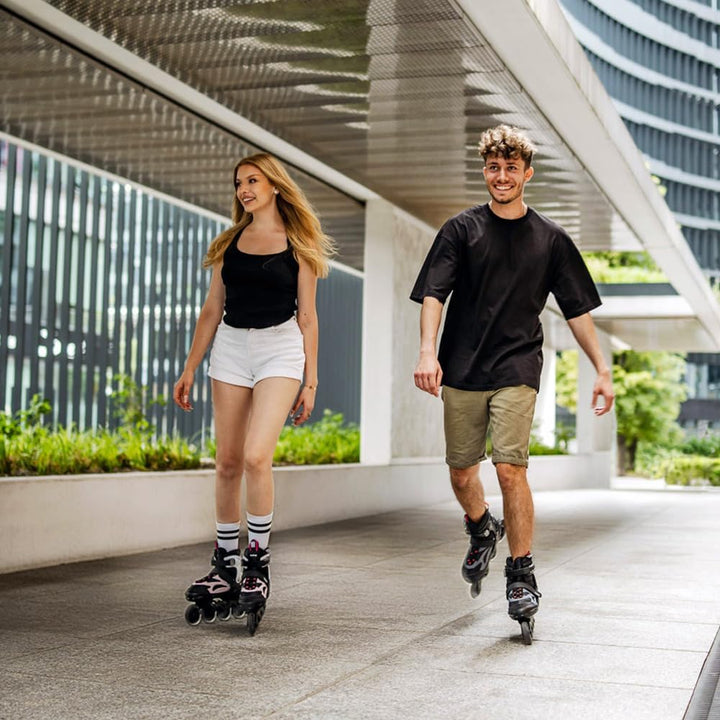 Movino Inline Skates | Cruzer B2/B3/Two | Verstellbare Rollschuhe | Damen Mädchen Jungen Inliner | I