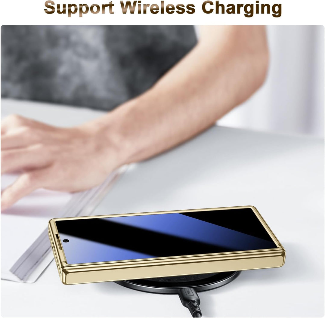 spoovcto für Samsung Galaxy Z Fold6 Fall: mit Anti-spy Privatsphäre Displayschutz, Built-in Kamera K