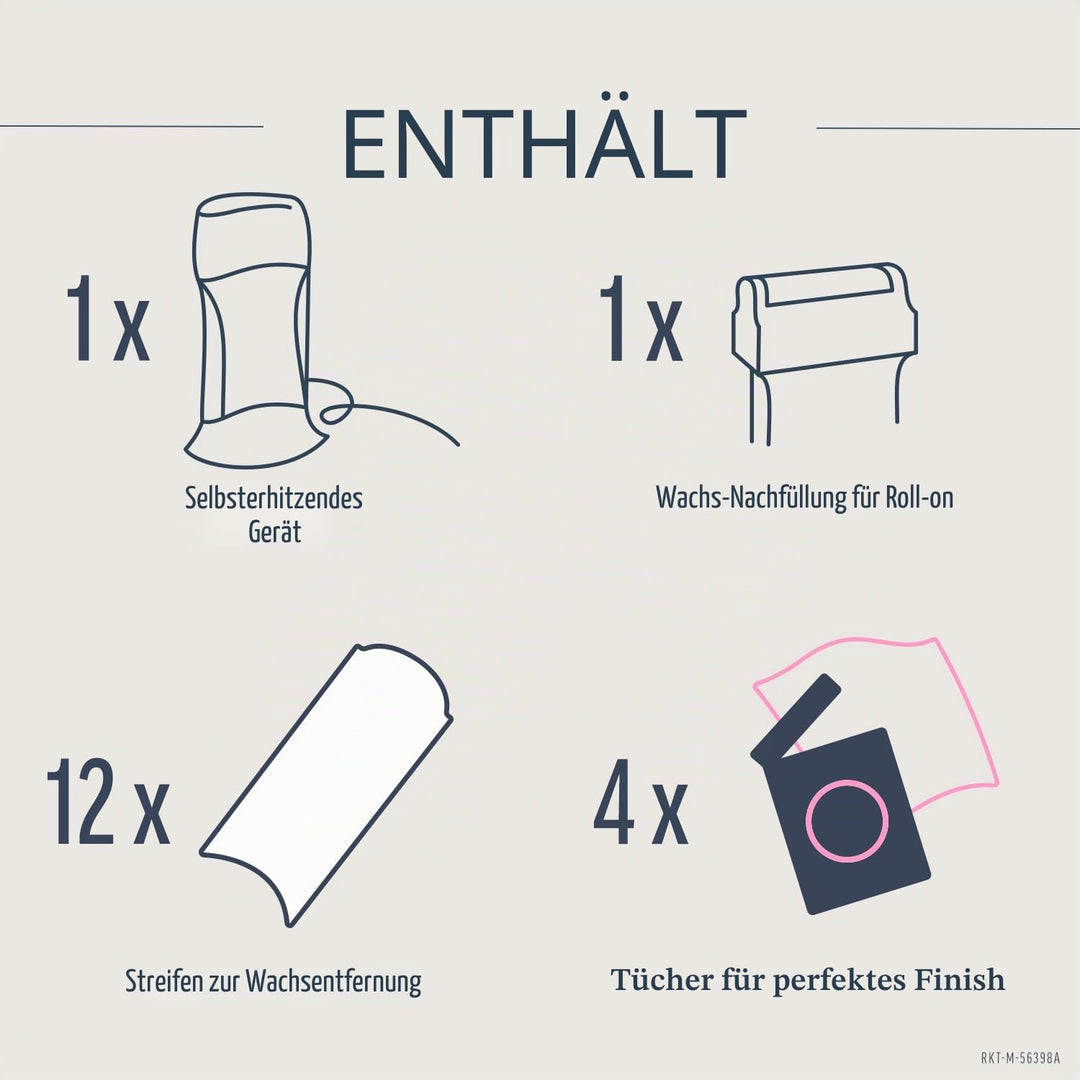 EASY WAX roll-on eléctrico kit