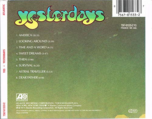 Yesterdays, Audio-CD